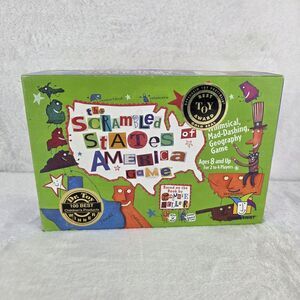 The Scrambled States Of America Game 2005 Gamewright Complete Laurie Keller